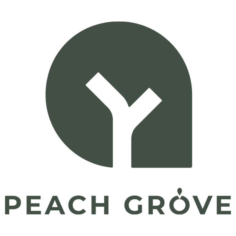 Peachgrovewhite logo